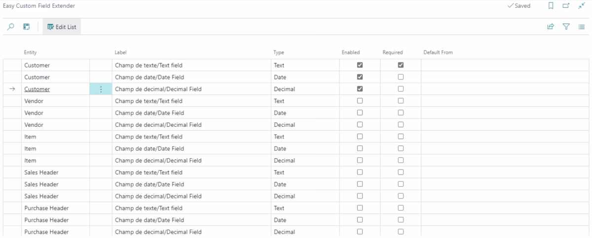 Easy Custom Field Extender - setting up custom field