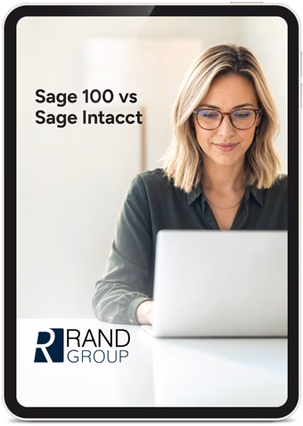 Sage 100 vs Sage Intacct