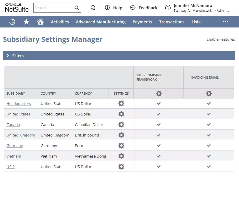 Multi-currency & global compliance Multi-currency & global compliance