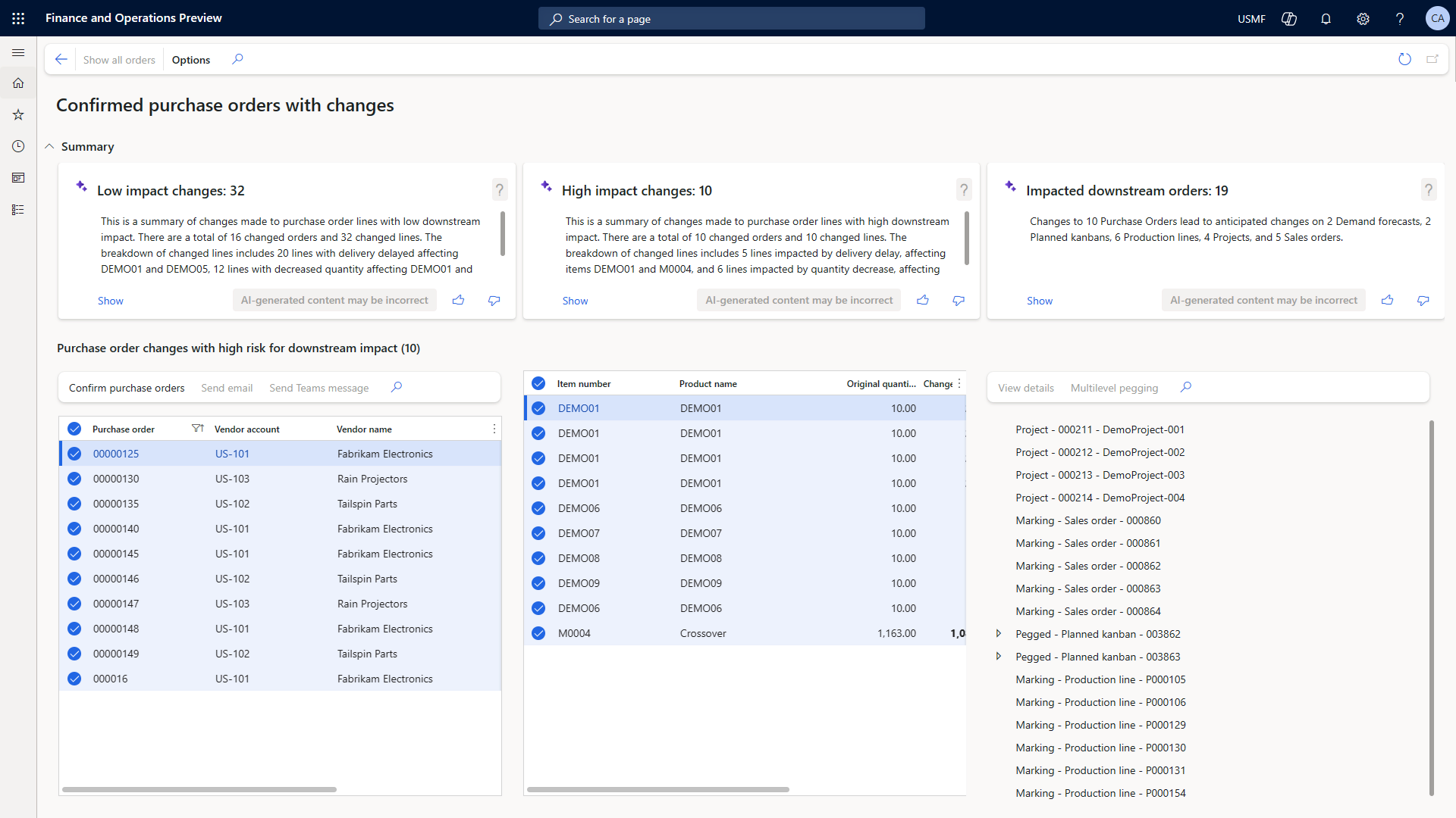 Review and accept changes to confirmed purchase orders Review and accept changes to confirmed purchase orders