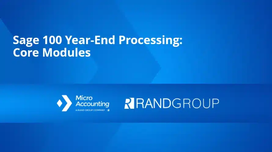 Year End Processing Webinar Core Year End Processing Webinar Core