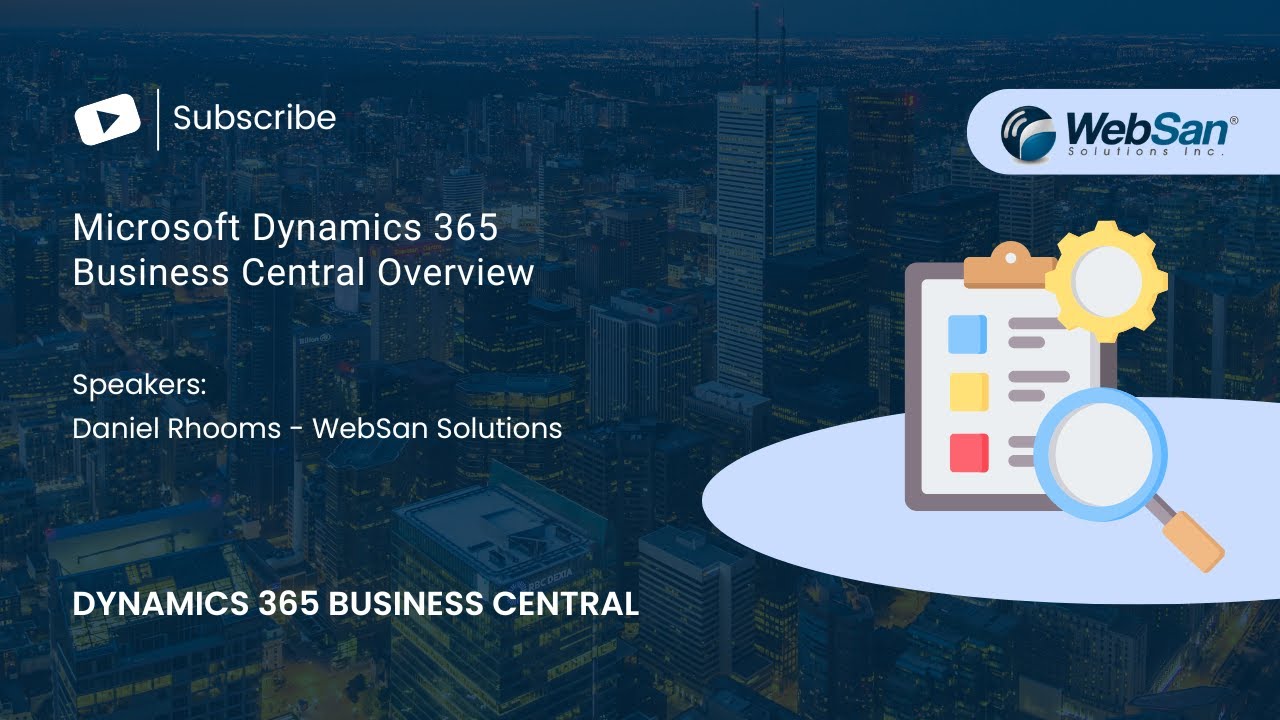 Microsoft Dynamics 365 Business Central overview