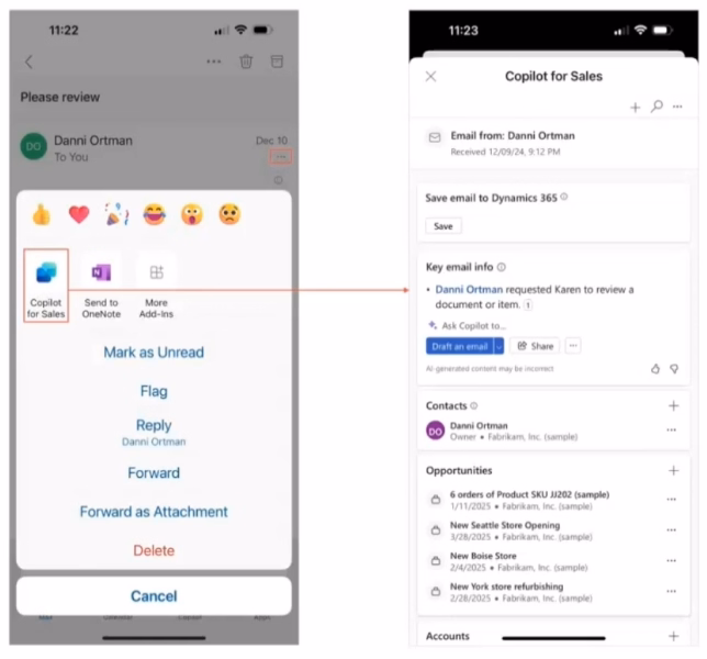 Dynamics 365 Sales - Mobile Dynamics 365 Sales - Mobile