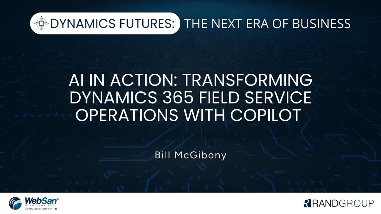 AI in action: Transforming Dynamics 365 Field Service operations