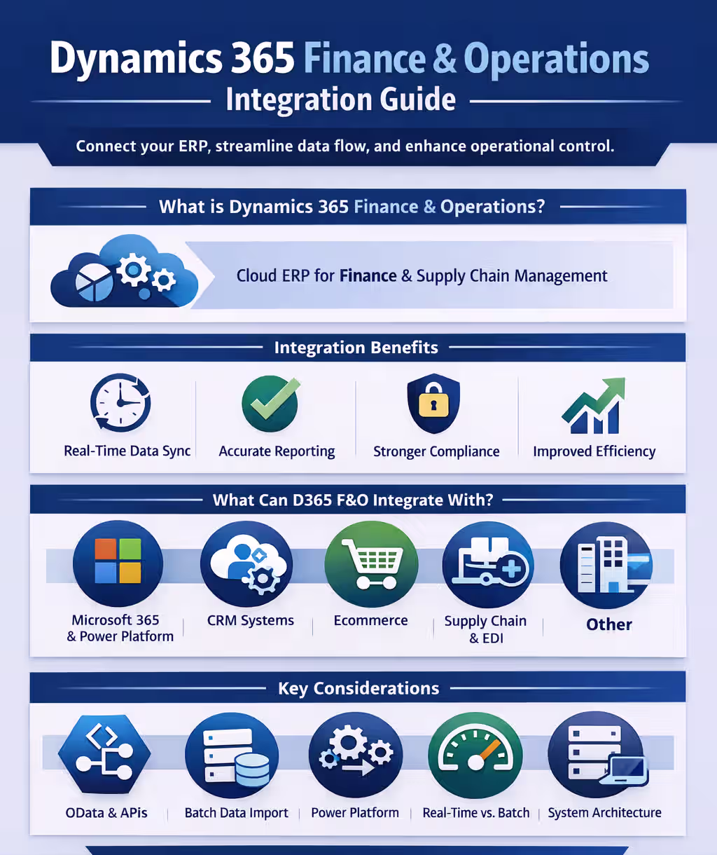 Dynamics 365 Finance and Operations integration guide