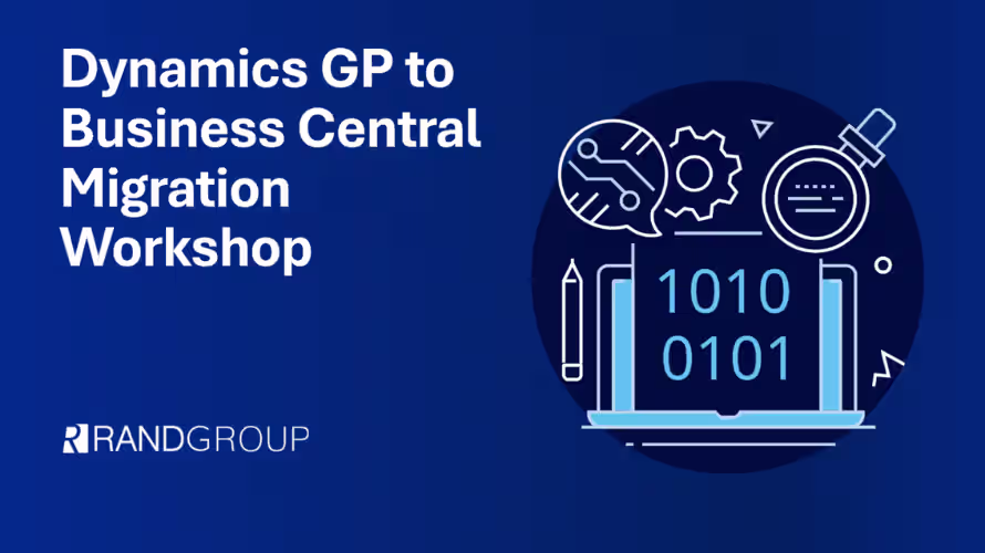 Dynamics GP to Business Central migration workshop