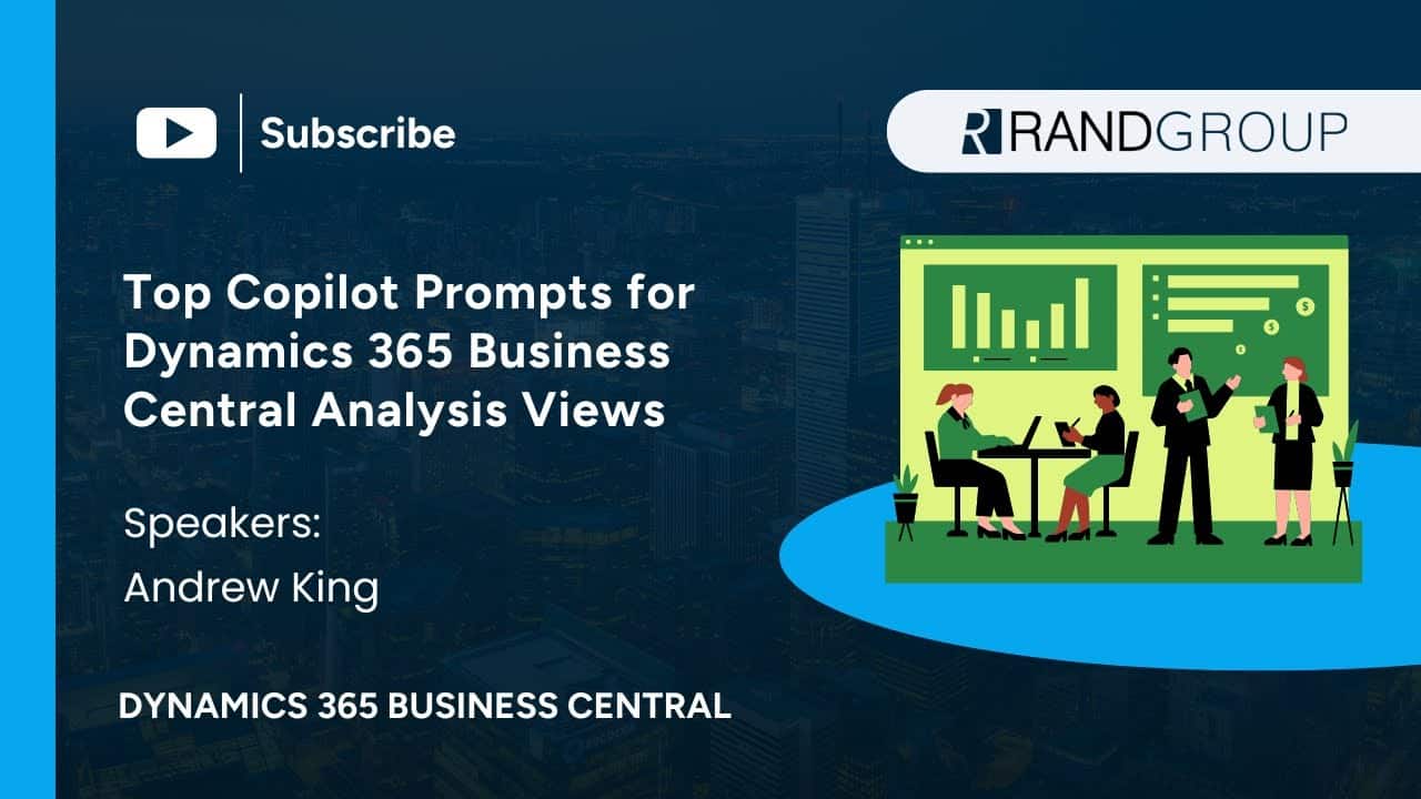 Top Copilot prompts for Dynamics 365 Business Central analysis views