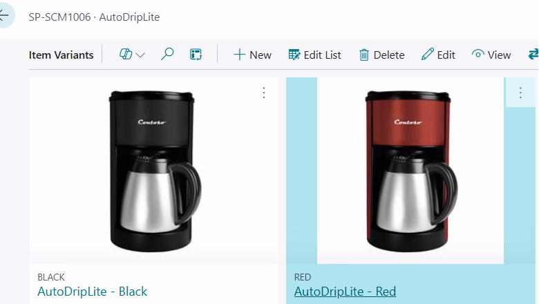Item Variant Pictures in Business Central