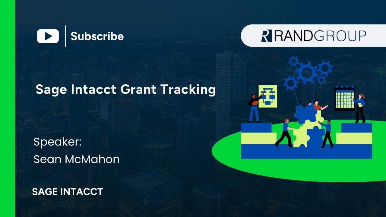 Sage Intacct grant tracking