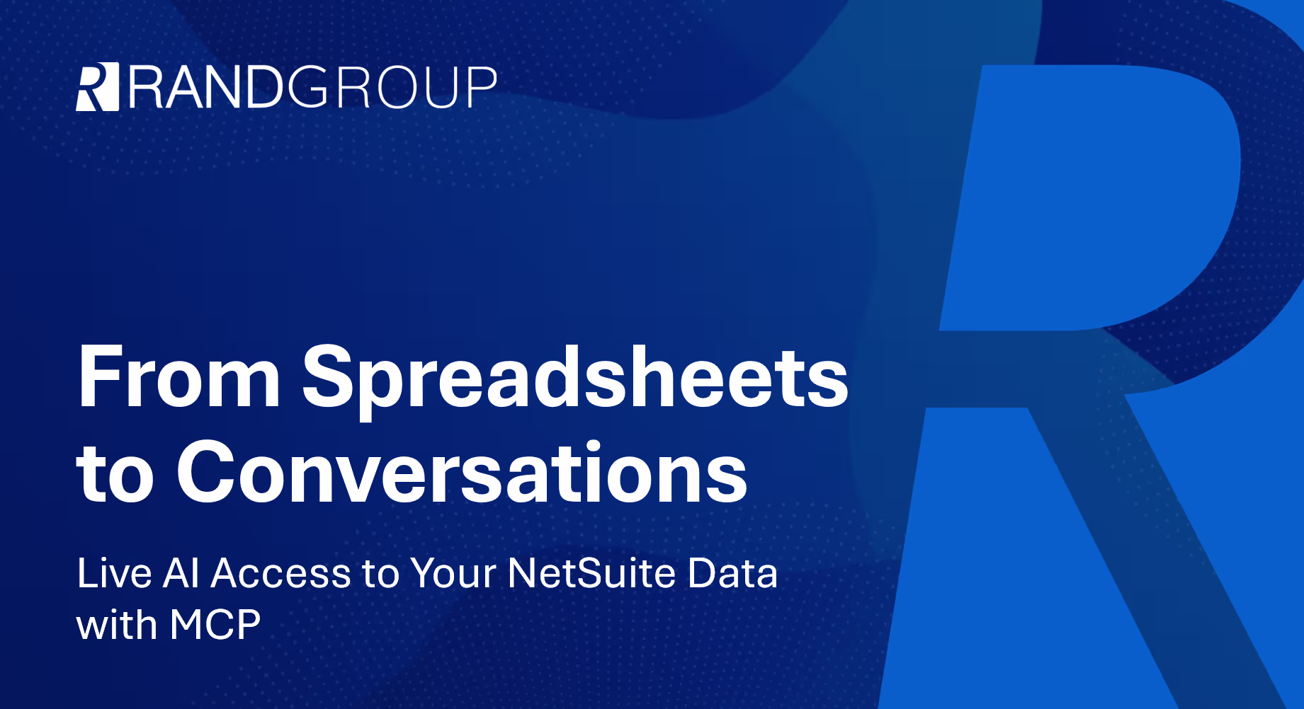 NetSuite MCP Server webinar NetSuite MCP Server webinar