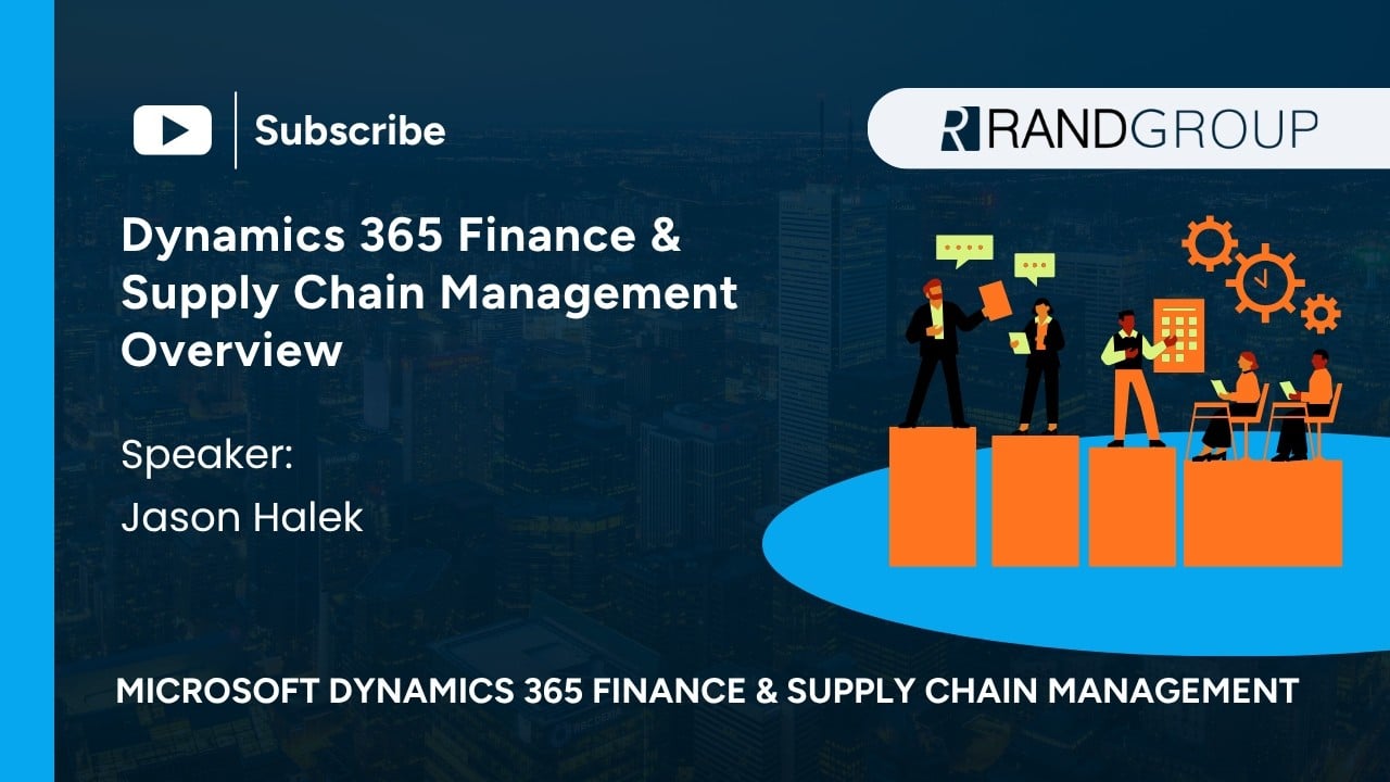 Microsoft Dynamics 365 Finance and Supply Chain Management overview