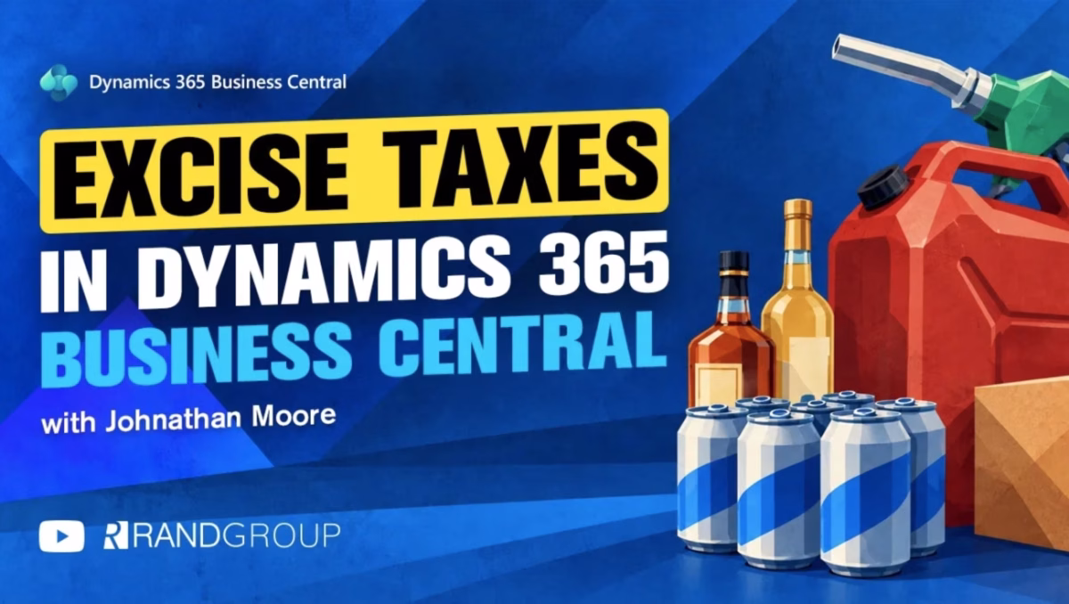 Excise Taxes in Dynamics 365 Business Central YT thumbnail