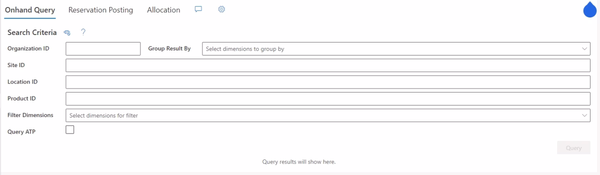 On Hand Query - Inventory visibility - SCM